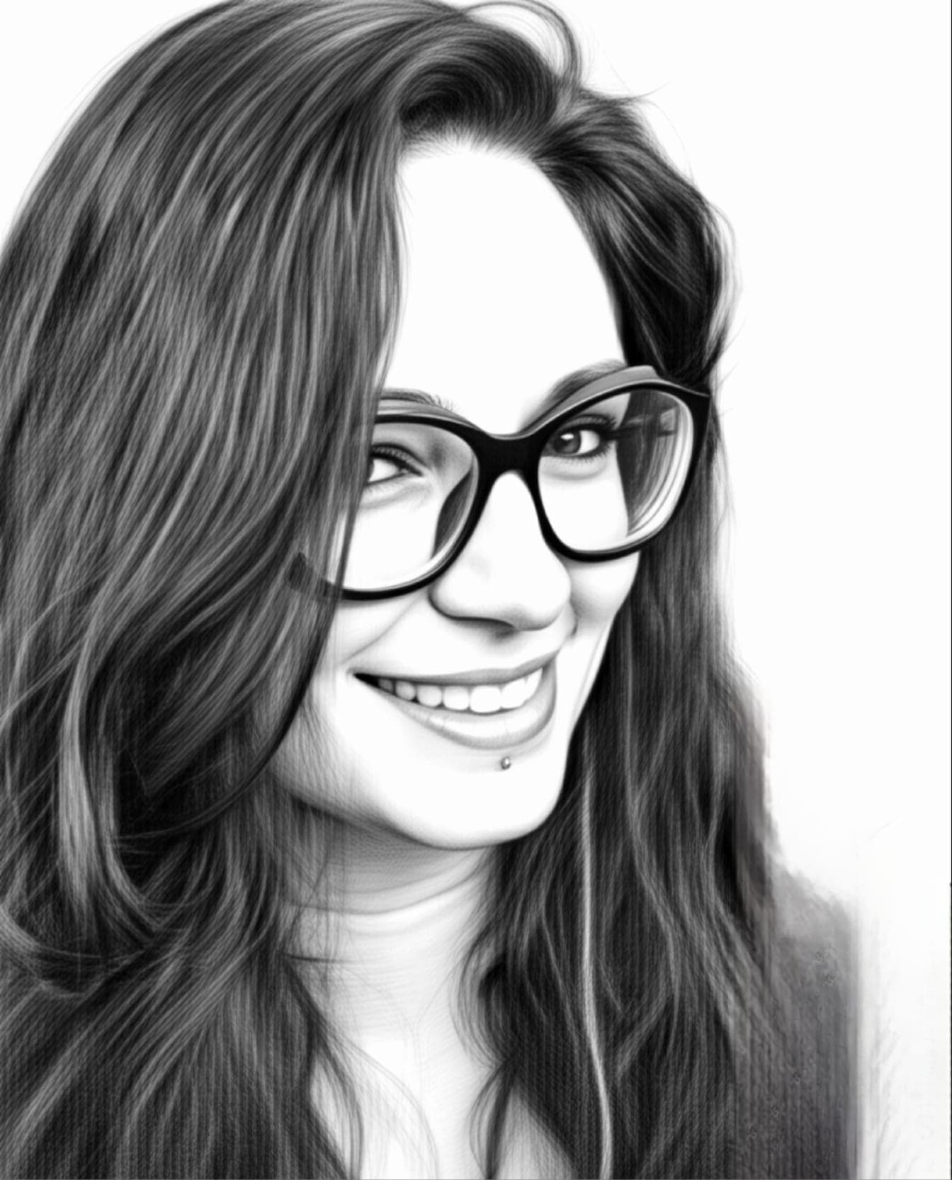 Agnieszka Protas w otoczeniu kolekcji płyt winylowych